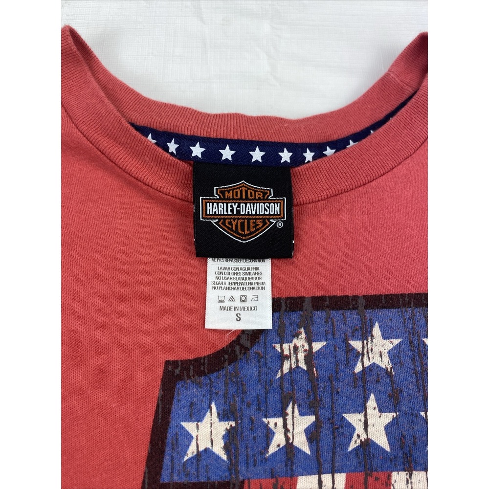 Harley Davidson Springfield Mile Pink Tshirt‎ SZ Small Women's Halls HD Races - Picture 3 of 9